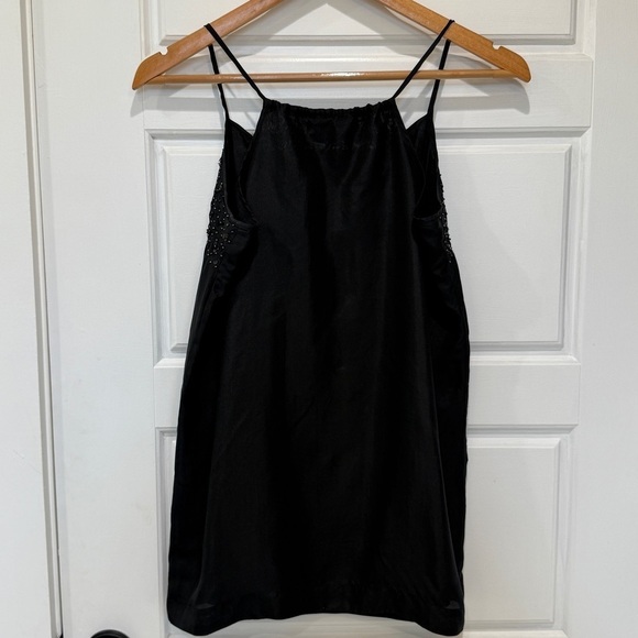 Eileen Fisher Sequined Silk Habutai Tank Petite Small - Picture 8 of 9